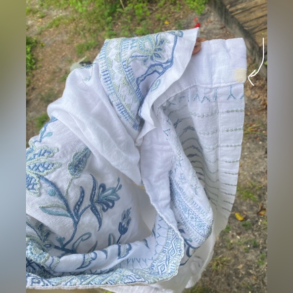 Rare Johnny Was Embroidered Linen Kimono - Picture 15 of 16